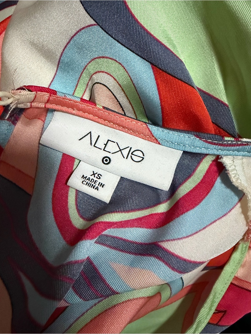 Alexis by Target Multicolor Abstract Mini Dress - Picture 3 of 3